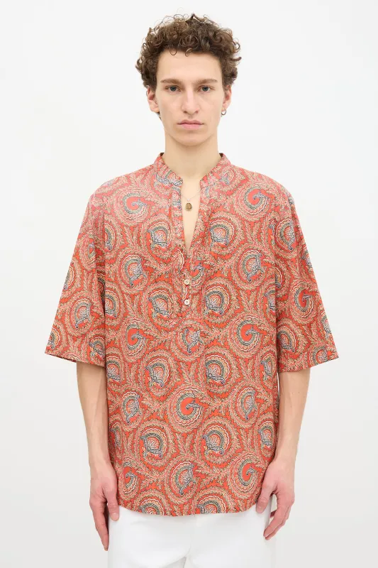 Paisley Tunic Shirt sold by VSP Consignment