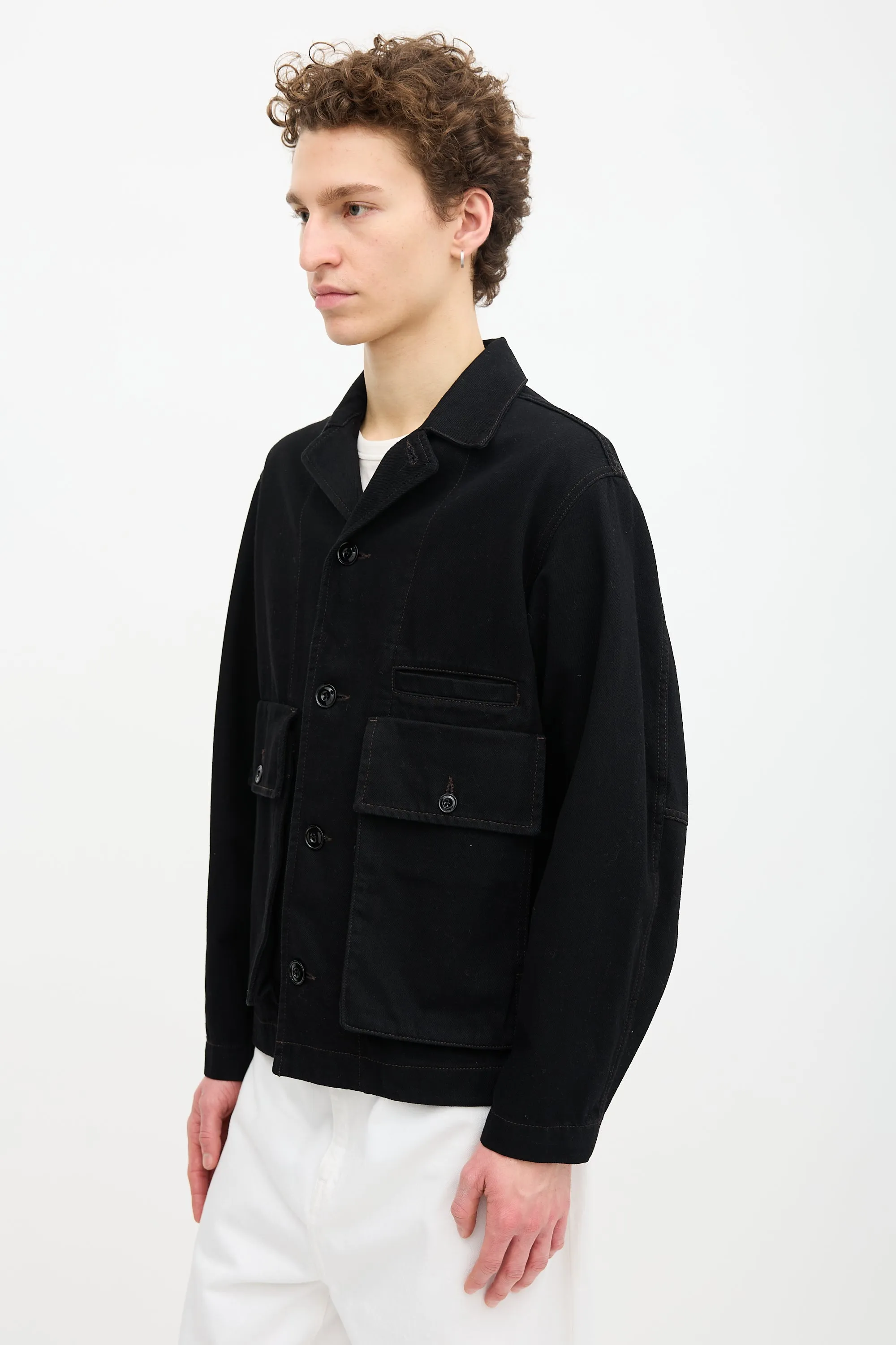 Denim Boxy Jacket sold by VSP Consignment product image thumbnail 3