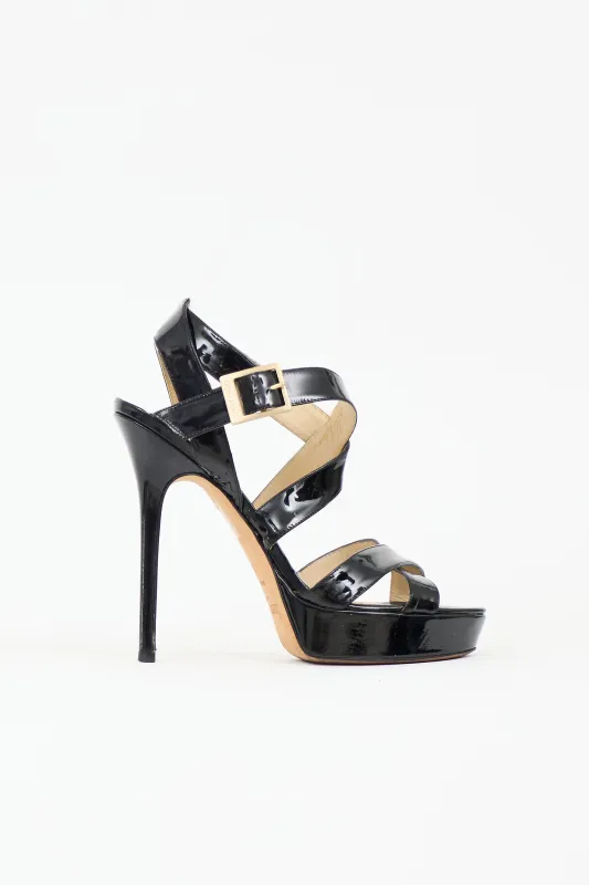 Patent Vamp Platform Heel sold by VSP Consignment