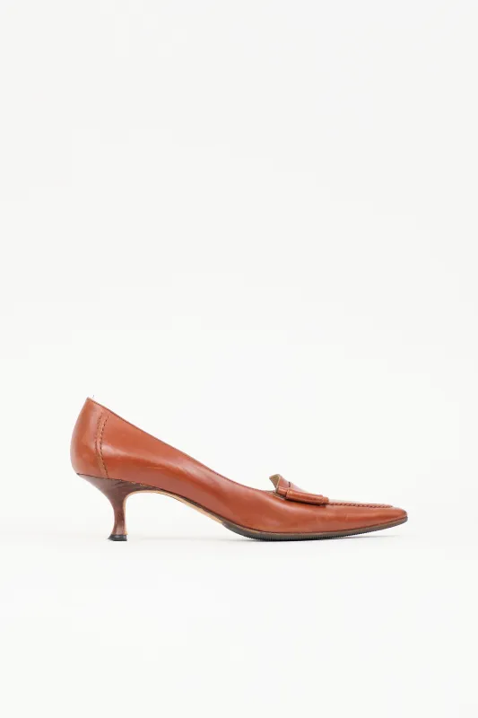 Vintage Leather Pump sold by VSP Consignment