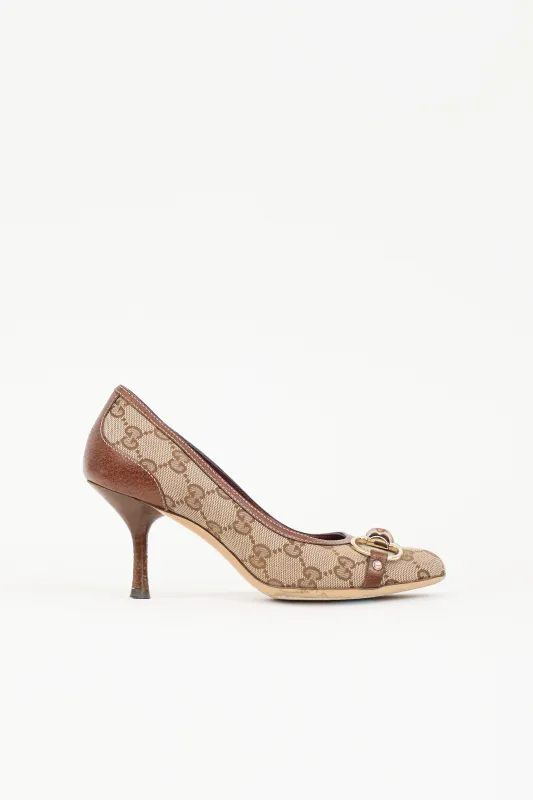 Vintage Monogram Pump sold by VSP Consignment