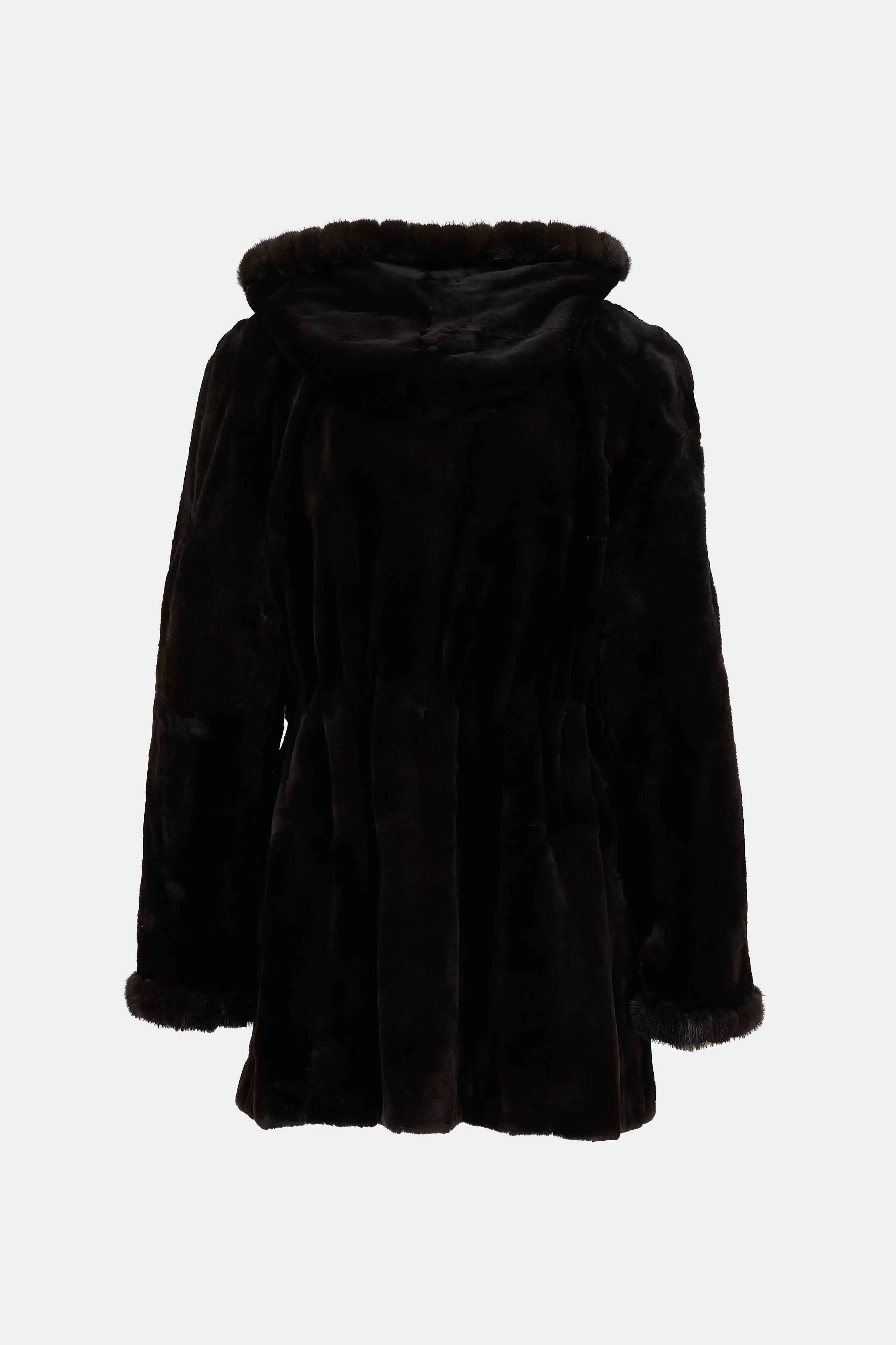 Reversible Fur Hooded Coat sold by VSP Consignment product image thumbnail 2