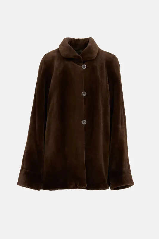 Reversible Sheared Fur Coat sold by VSP Consignment