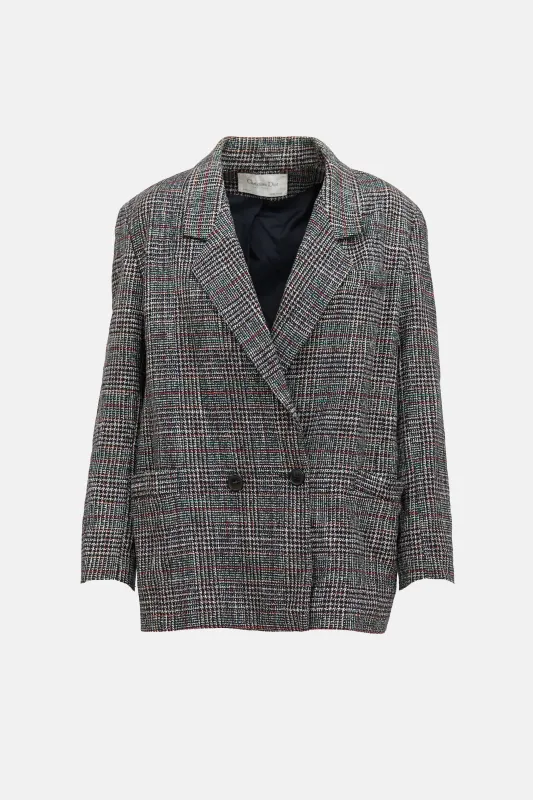 Wool Plaid Blazer made by Dior