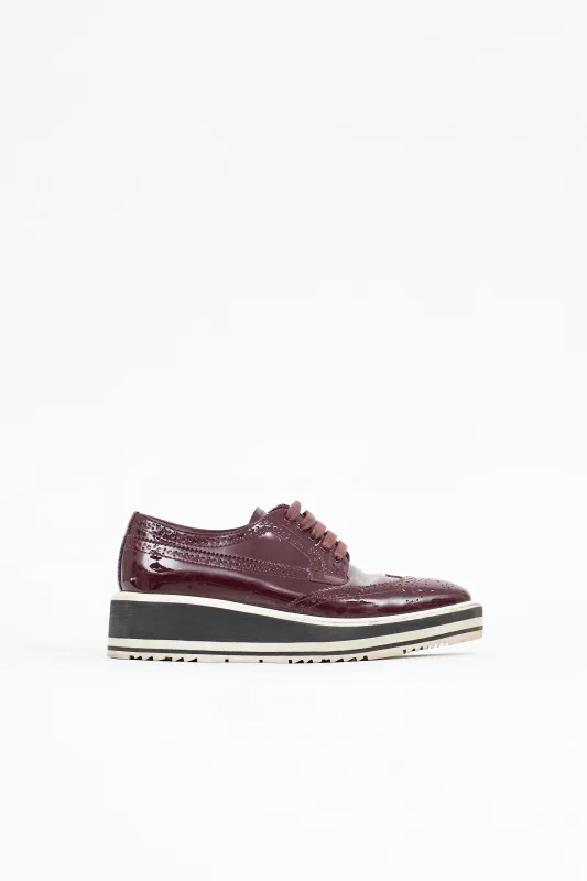 Patent Leather Brogue Oxford sold by VSP Consignment