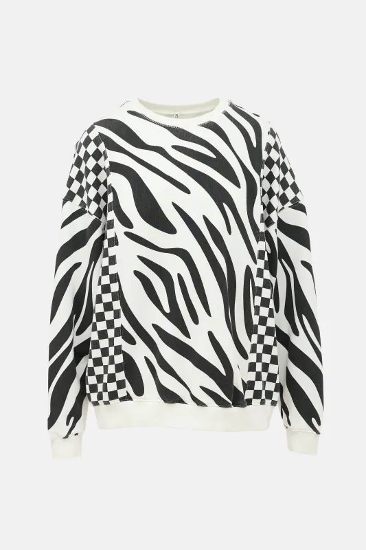 Printed Oversized Sweatshirt sold by VSP Consignment