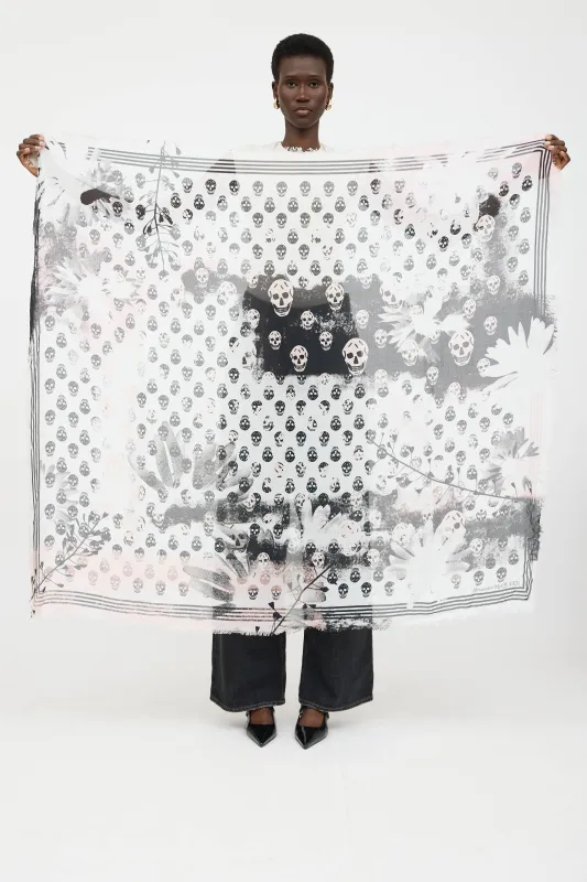 Solarized Skull Scarf sold by VSP Consignment