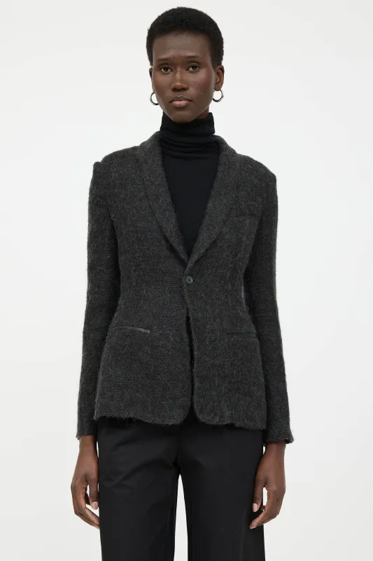 Wool Knit Blazer made by VSP Consignment