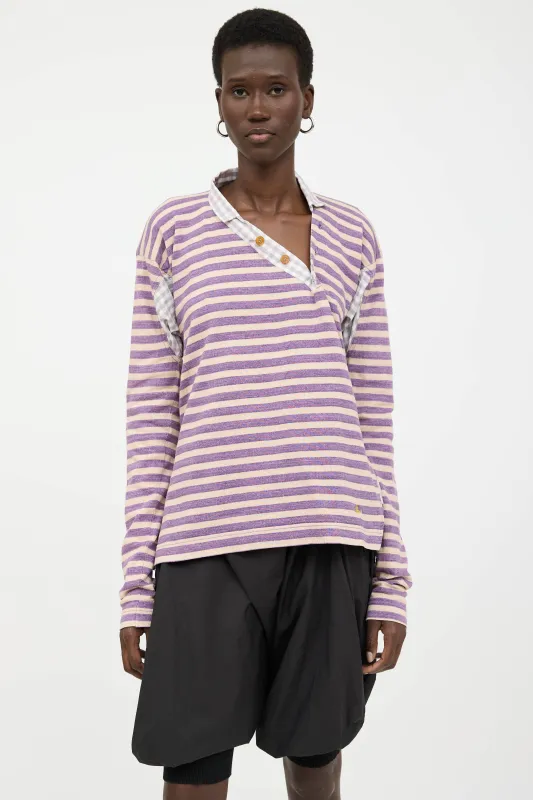 Asymmetrical Striped Top made by Vivienne Westwood