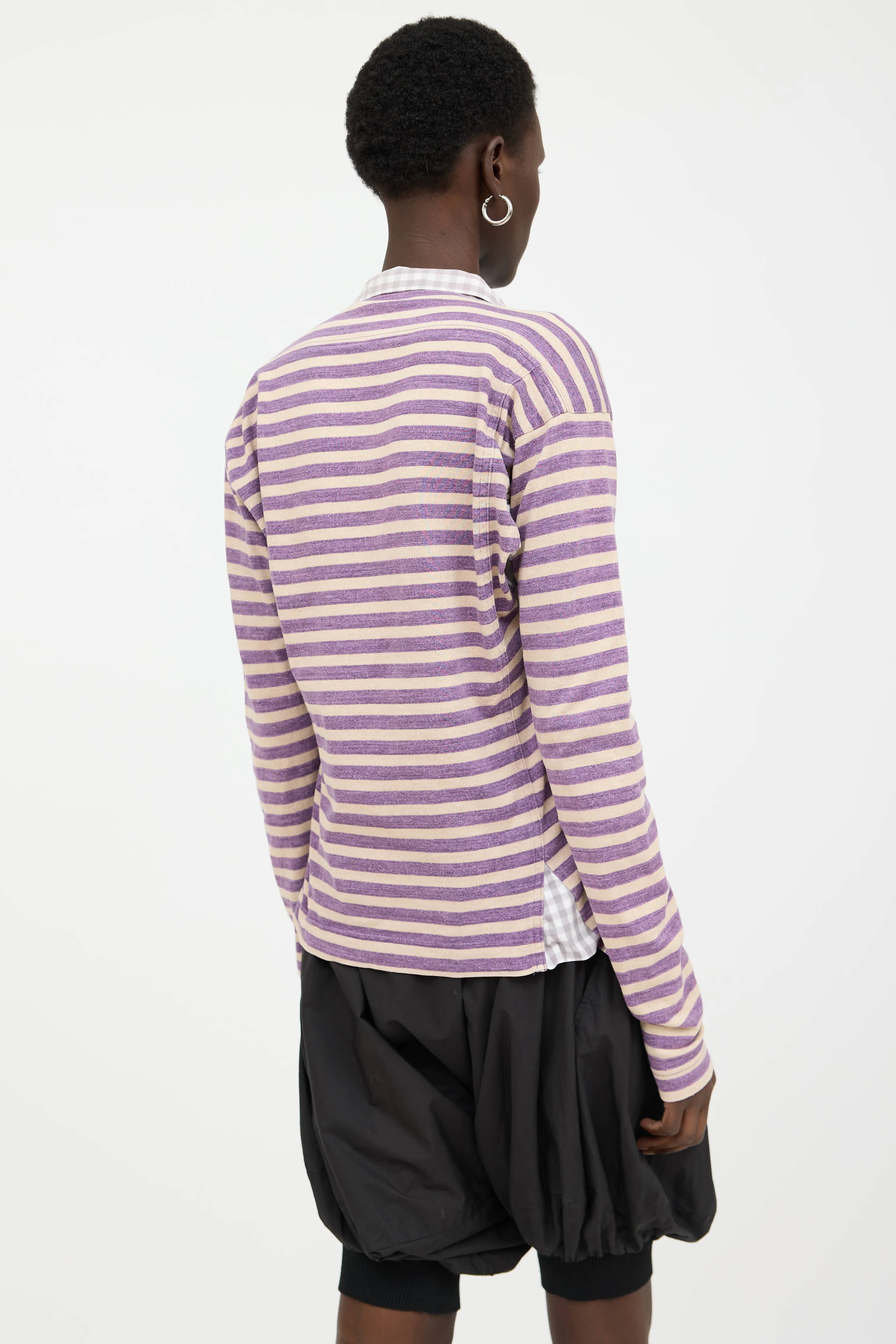 Asymmetrical Striped Top sold by VSP Consignment product image thumbnail 4