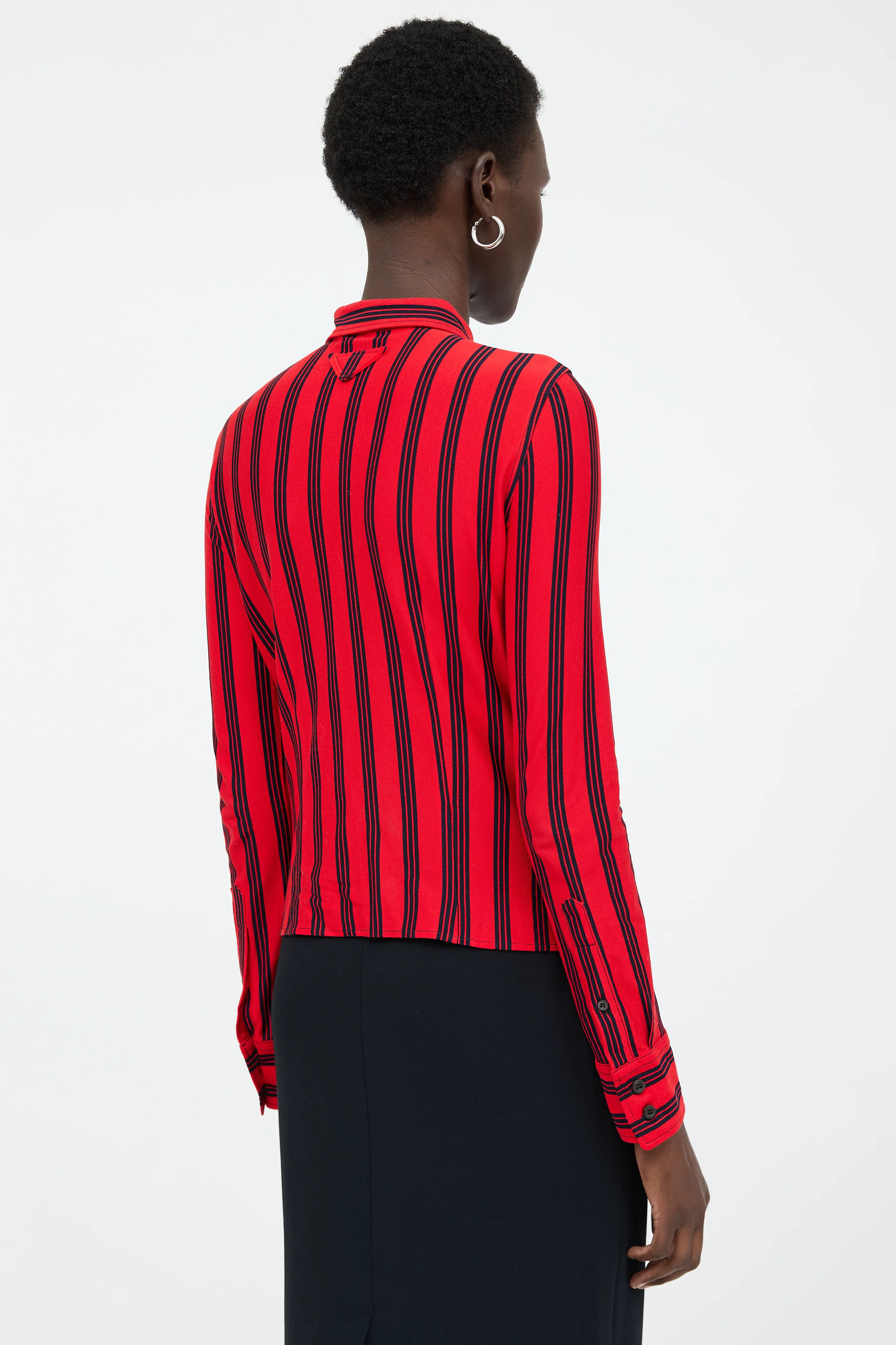 Striped Button Up Shirt sold by VSP Consignment product image thumbnail 4