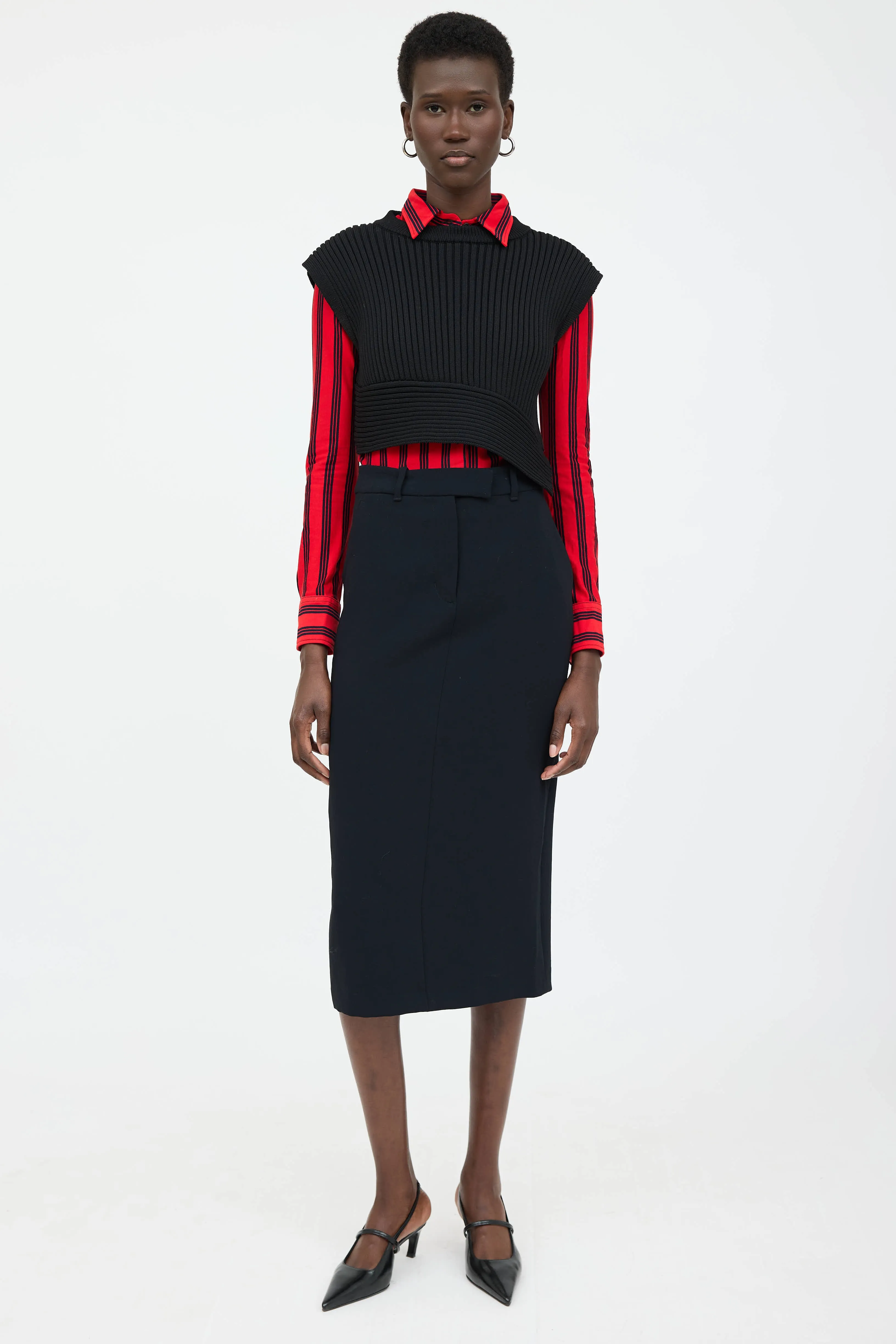 Striped Button Up Shirt sold by VSP Consignment product image thumbnail 5