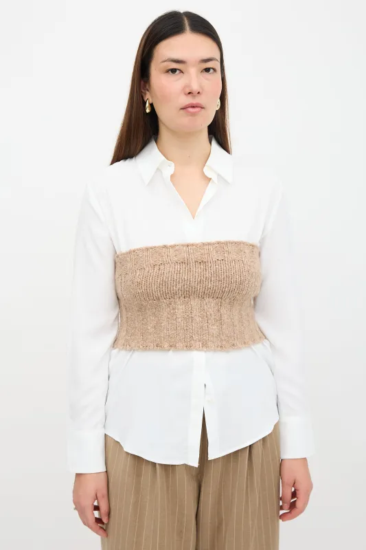 Virginie Knit Tube Top made by Cult Gaia