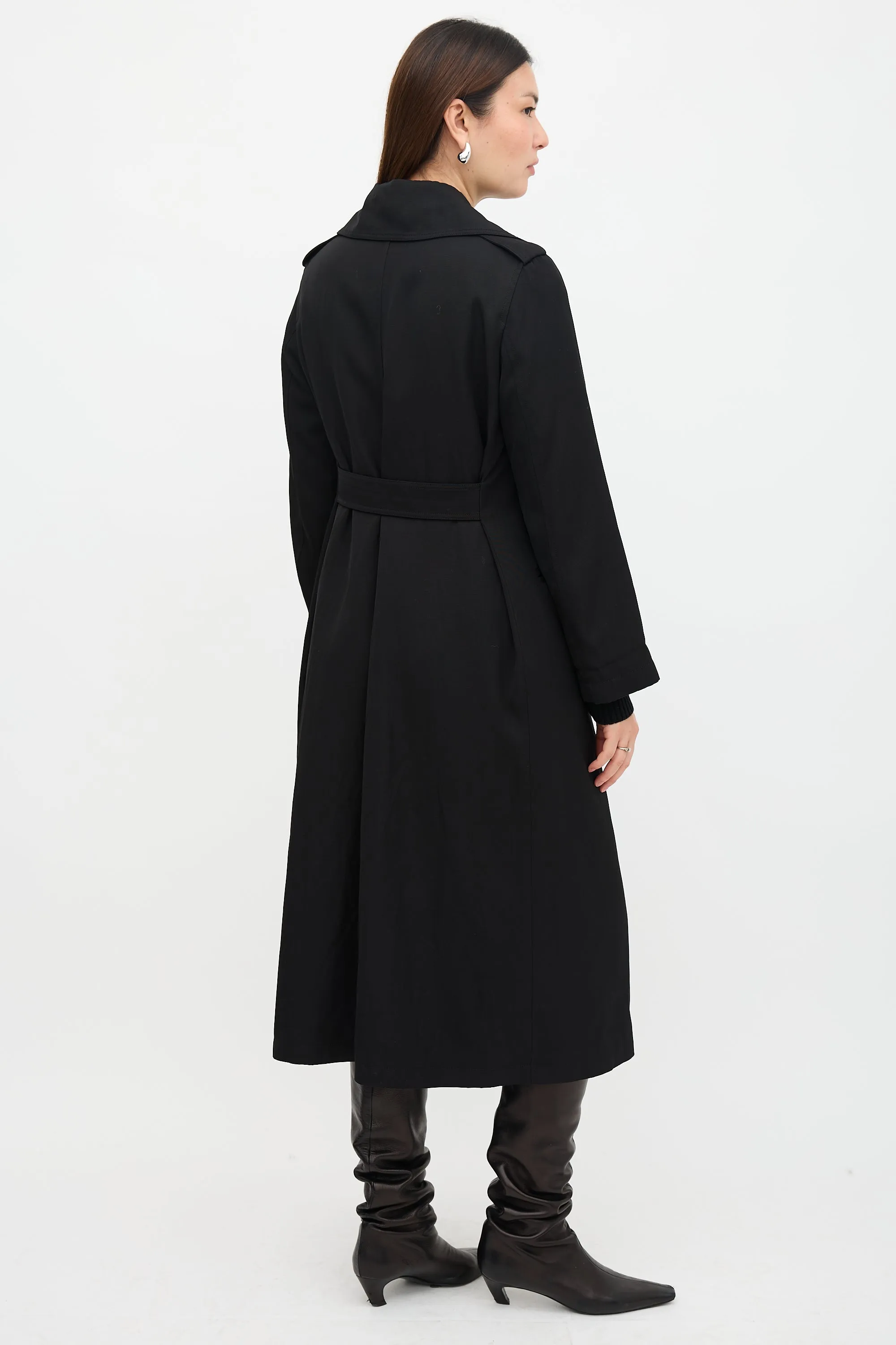 Long Fluid Summer Coat sold by VSP Consignment product image thumbnail 4