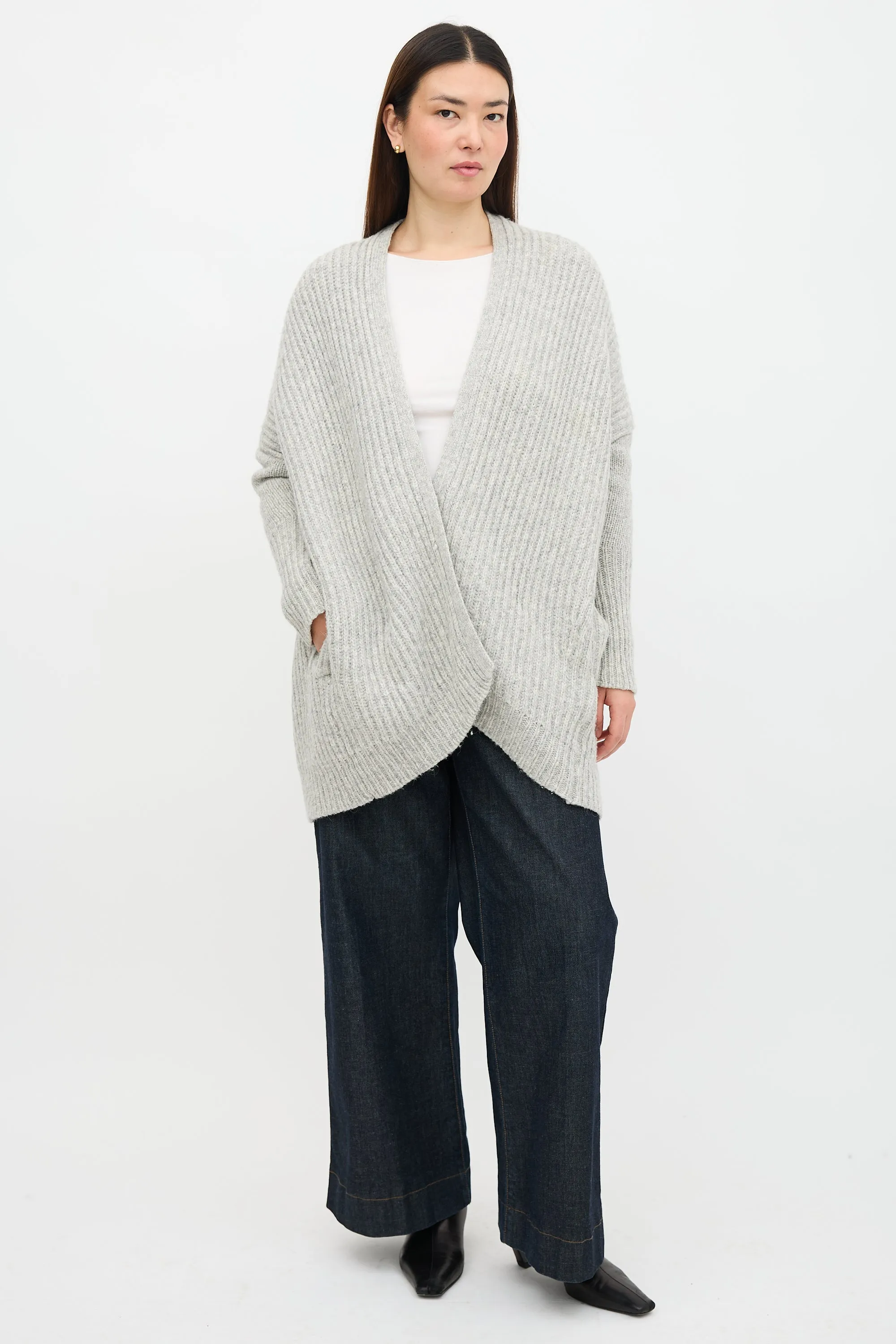 Open Front Long Cardigan sold by VSP Consignment product image thumbnail 2