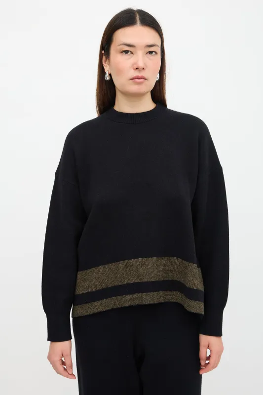 Striped Hem Sweater made by Proenza Schouler