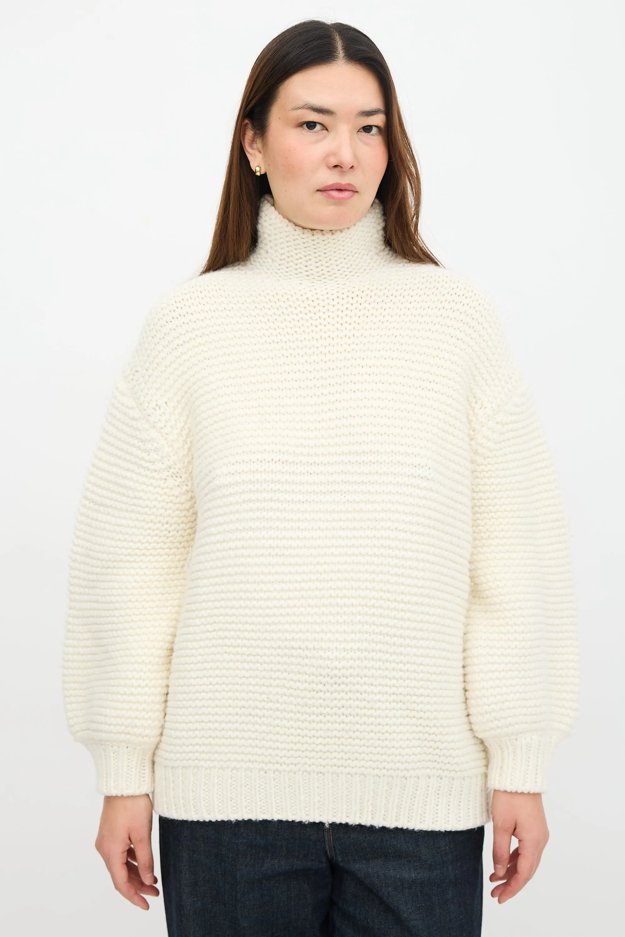 Chunky Knit Sweater sold by VSP Consignment