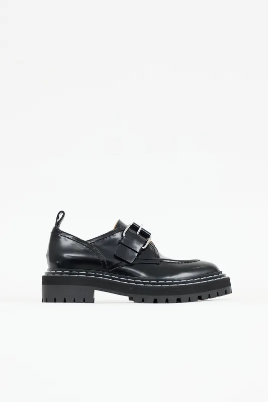 Leather Buckled Loafer made by Proenza Schouler