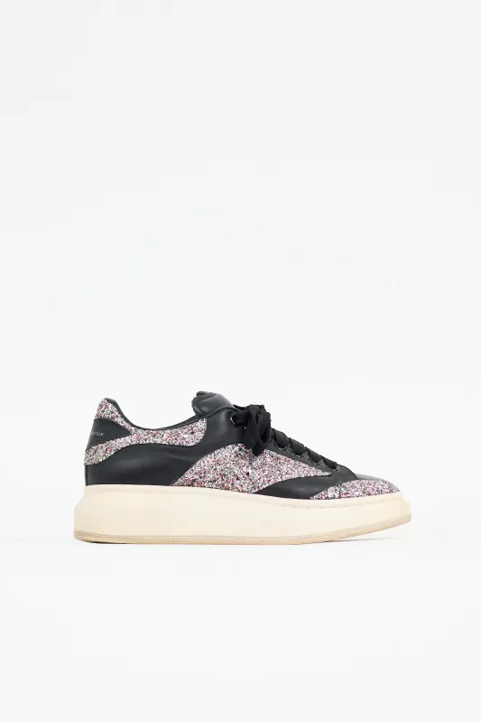 Glitter Oversized Sneaker made by Alexander McQueen