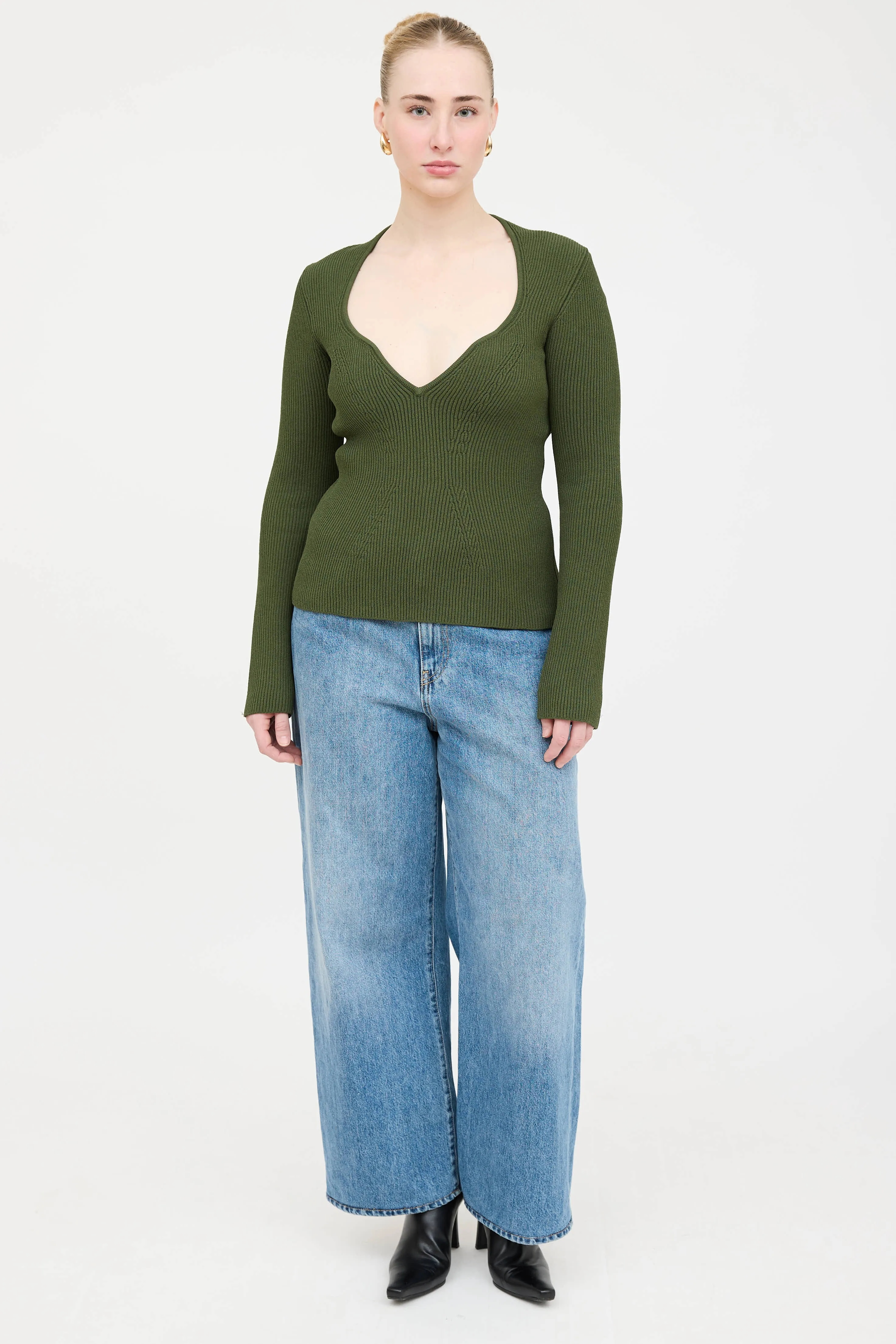 Kirah Ribbed Knit Top sold by VSP Consignment product image thumbnail 5