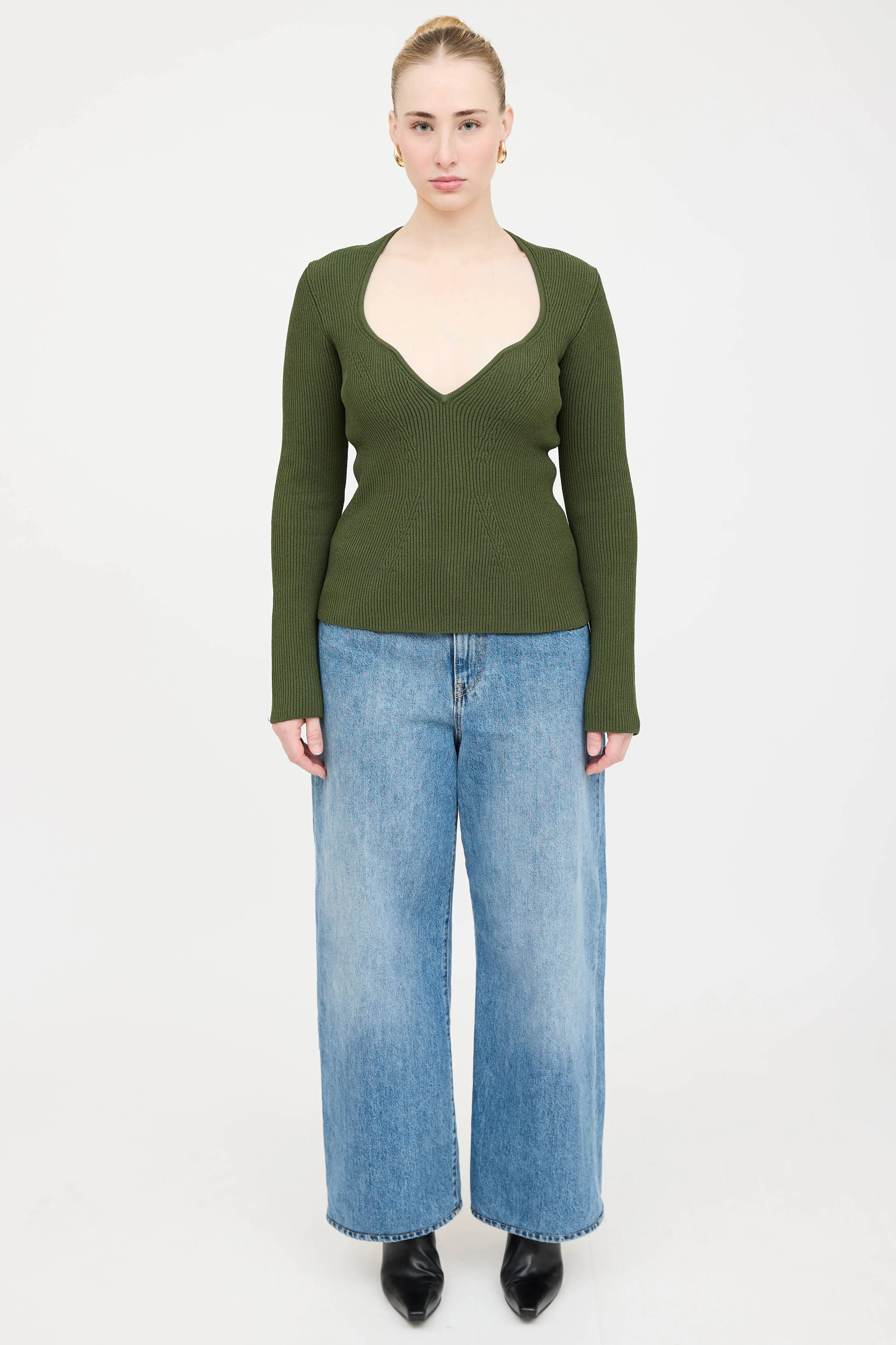 Kirah Ribbed Knit Top sold by VSP Consignment product image thumbnail 2