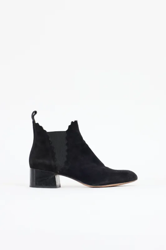 Suede Lauren Chelsea Boot made by Chloe
