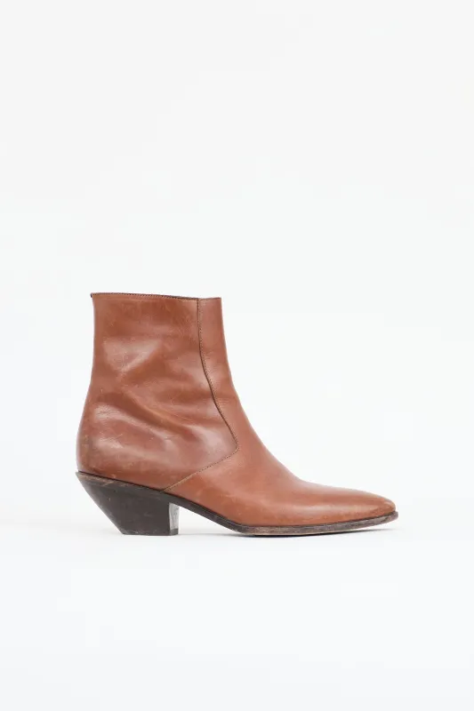 Leather West Boot sold by VSP Consignment