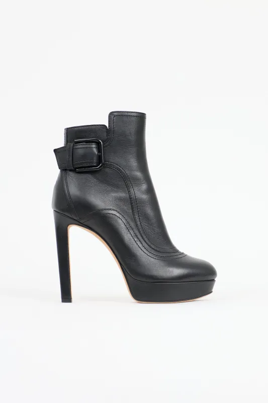 Leather Britney Platform Boot made by Jimmy Choo