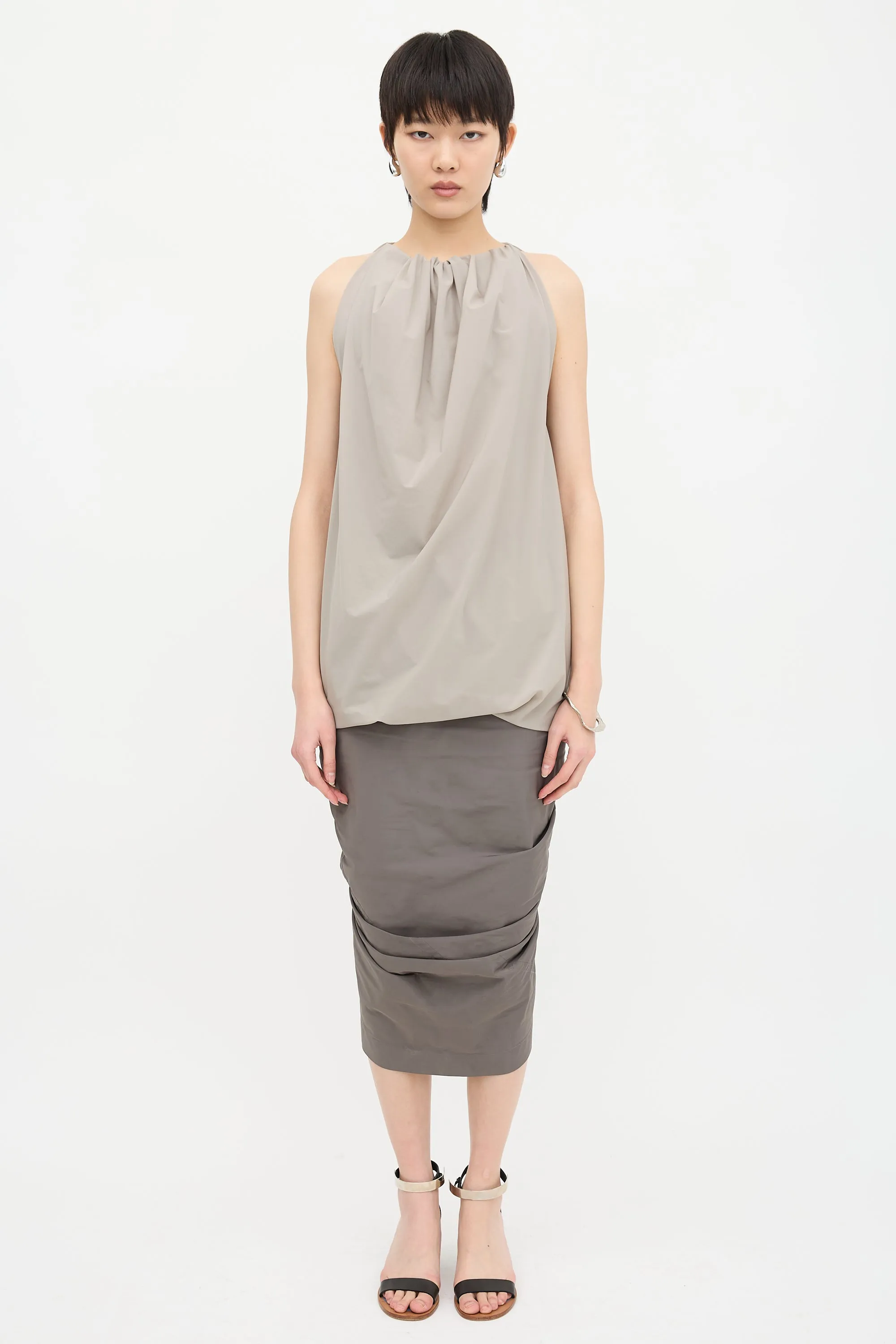 SS 2015 Nylon Balloon Blouse sold by VSP Consignment product image thumbnail 2