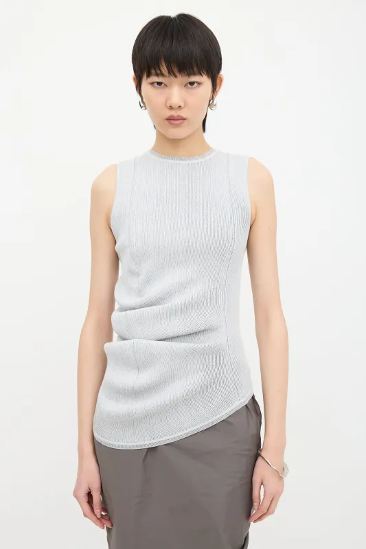 SS 2018 Asymmetric Knit Top sold by VSP Consignment