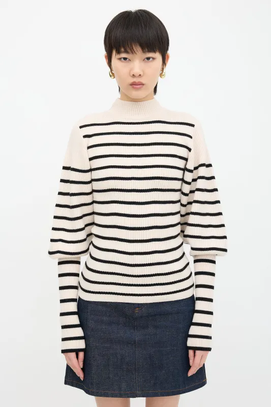 Joanne Puff Sleeve Sweater made by KHAITE