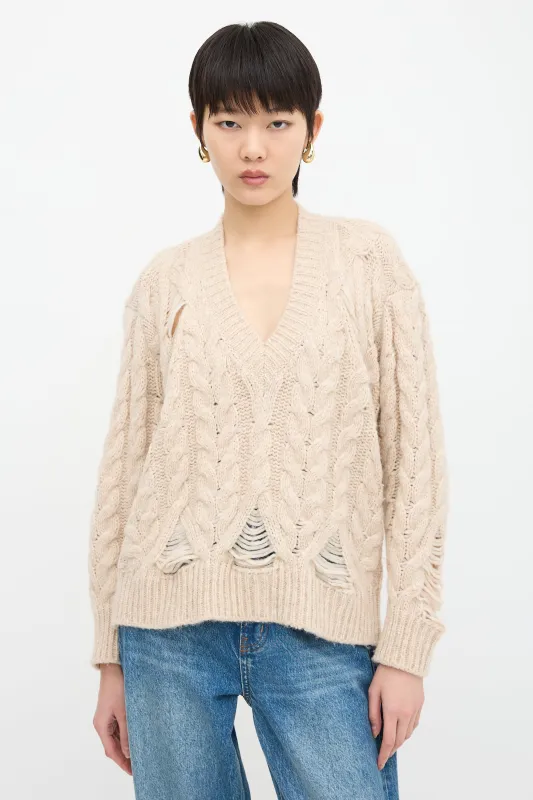 Wool Ladder Stitch Sweater made by Stella McCartney
