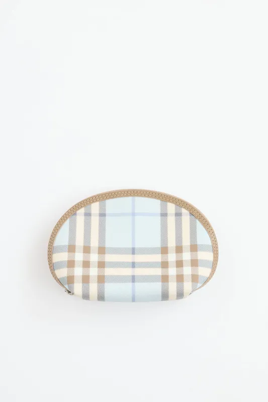 Nova Check Cosmetic Pouch made by Burberry