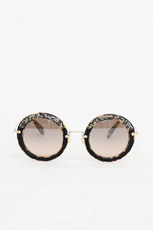 SMU08R Round Sunglasses made by Miu Miu