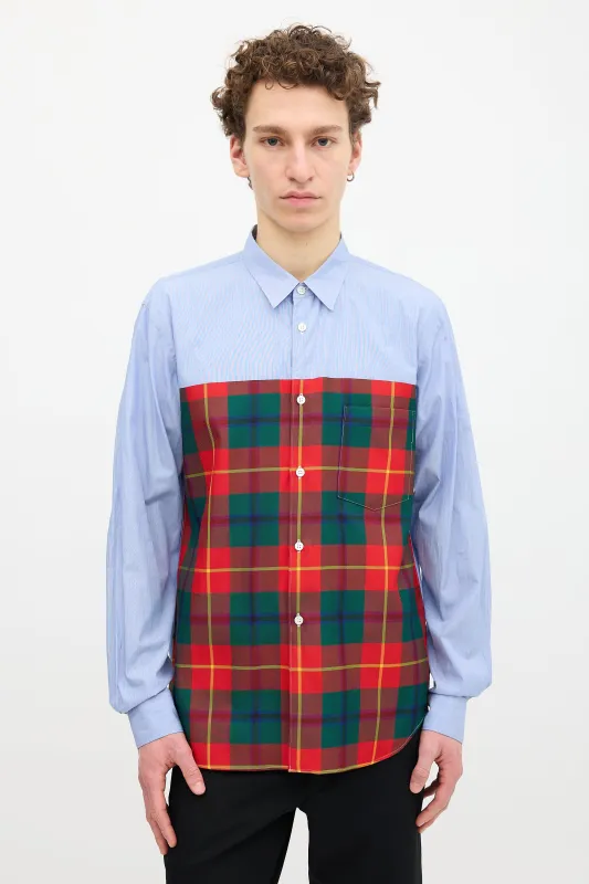 FW 2020 Plaid Panel Shirt sold by VSP Consignment