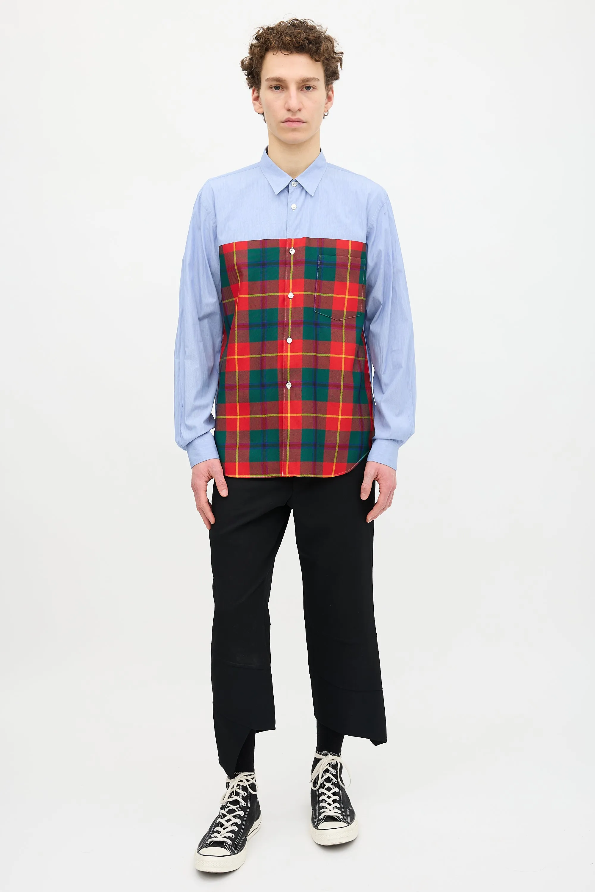 FW 2020 Plaid Panel Shirt sold by VSP Consignment product image thumbnail 2
