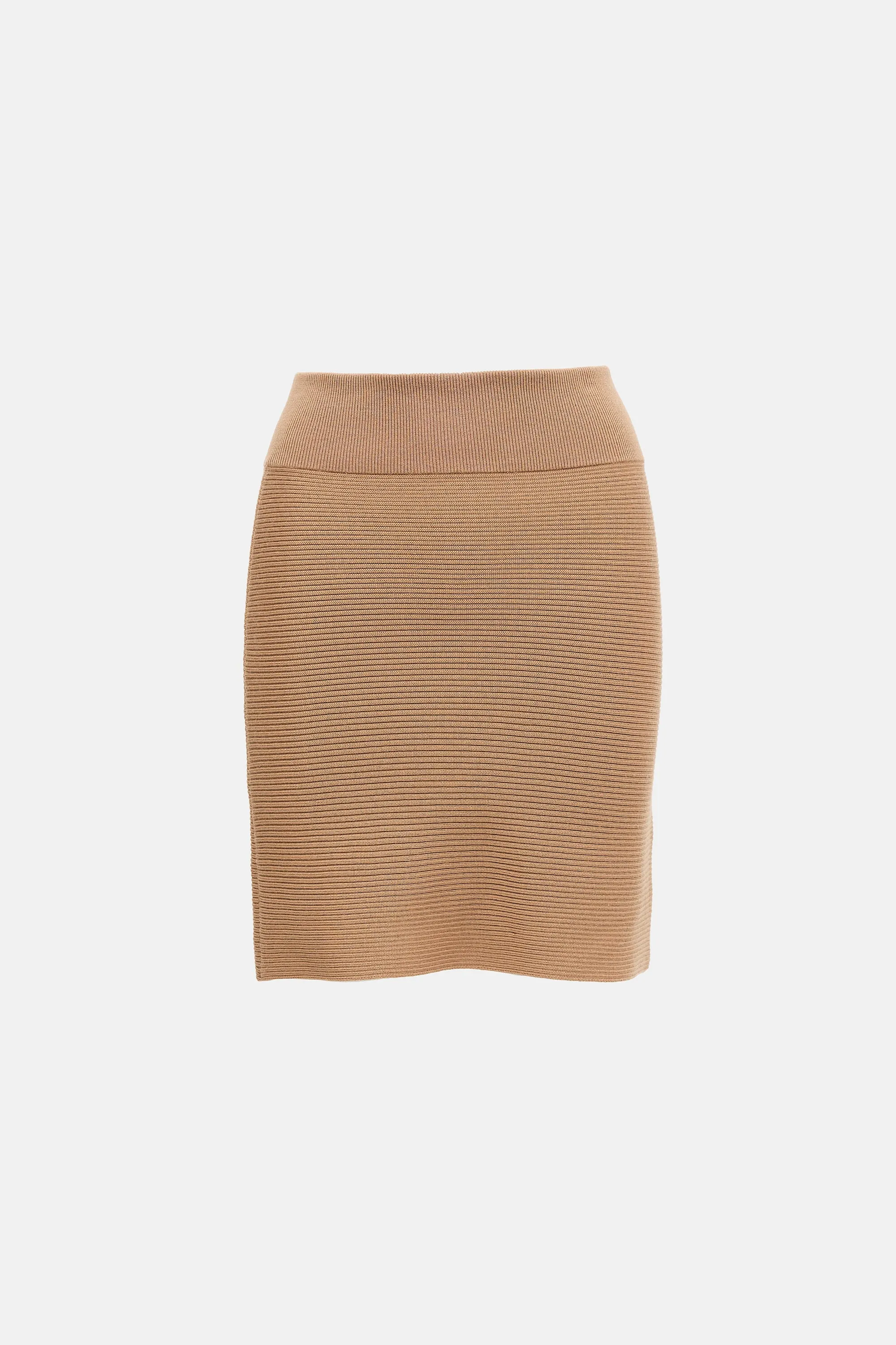 Wool Ribbed Knit Skirt sold by VSP Consignment