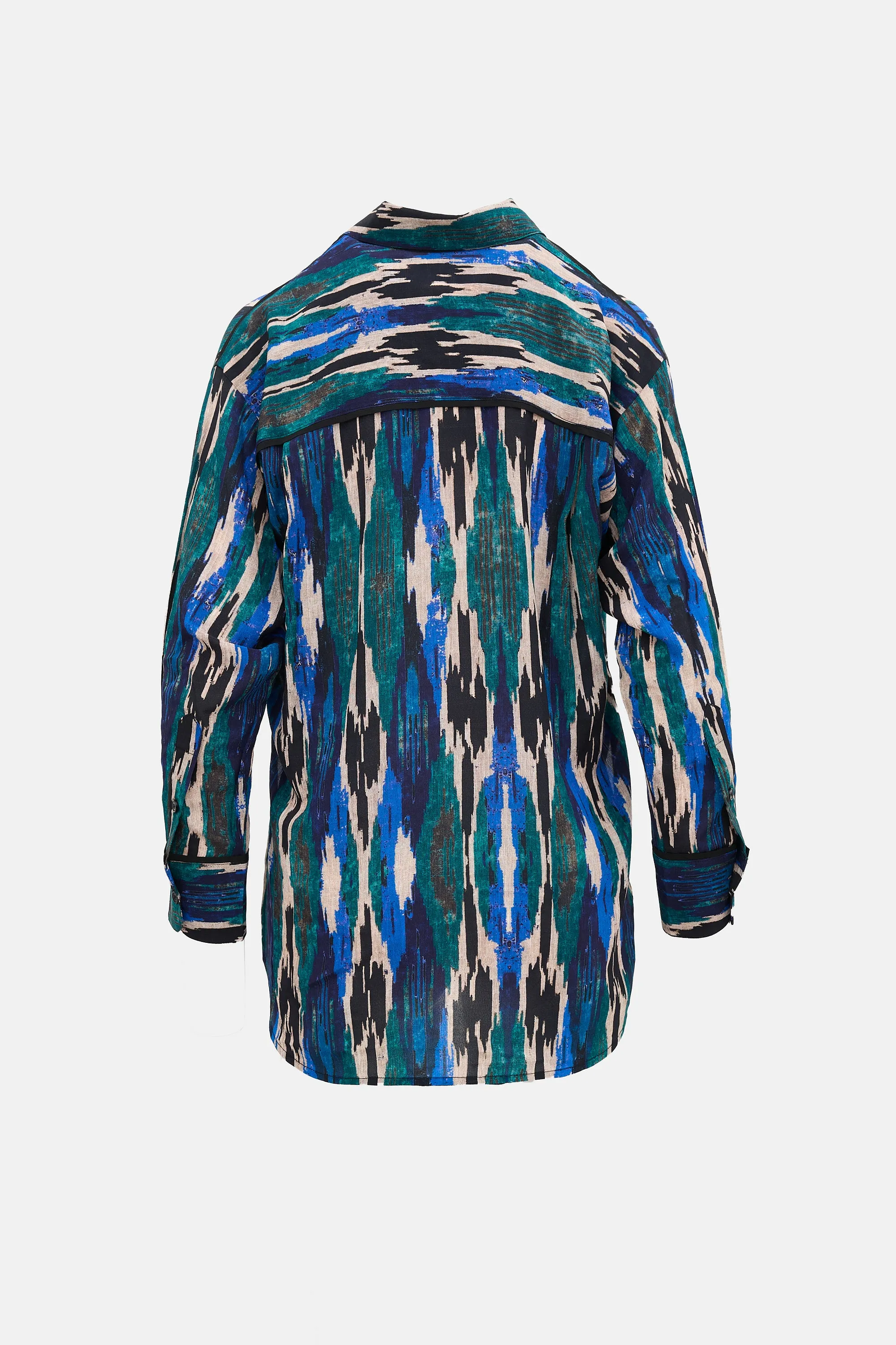 Silk Printed Shirt sold by VSP Consignment product image thumbnail 2