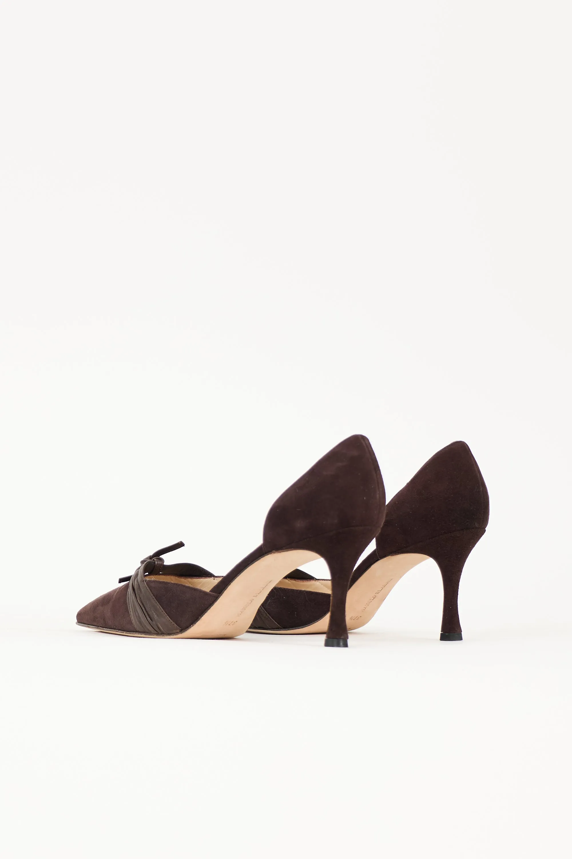 Suede Lisy D'Orsay Pump sold by VSP Consignment product image thumbnail 4
