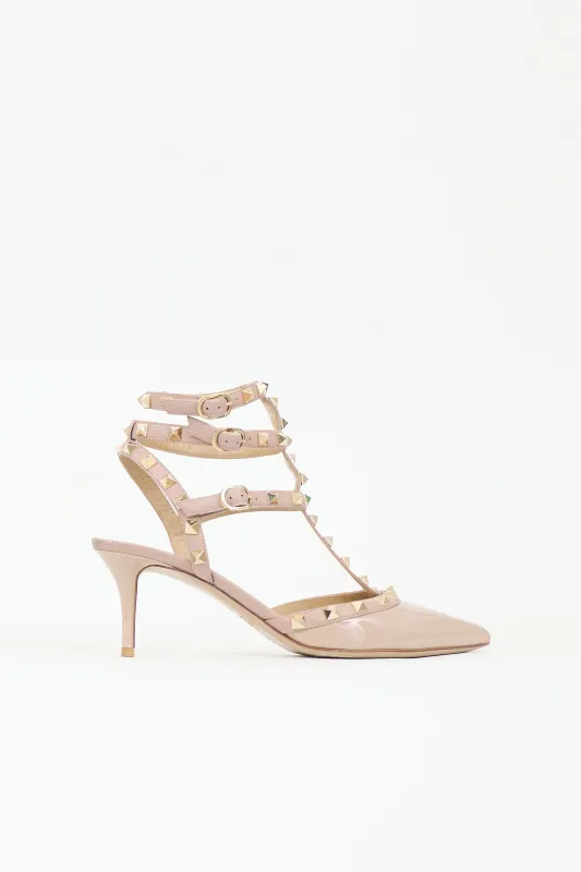 Patent Rockstud Heel sold by VSP Consignment
