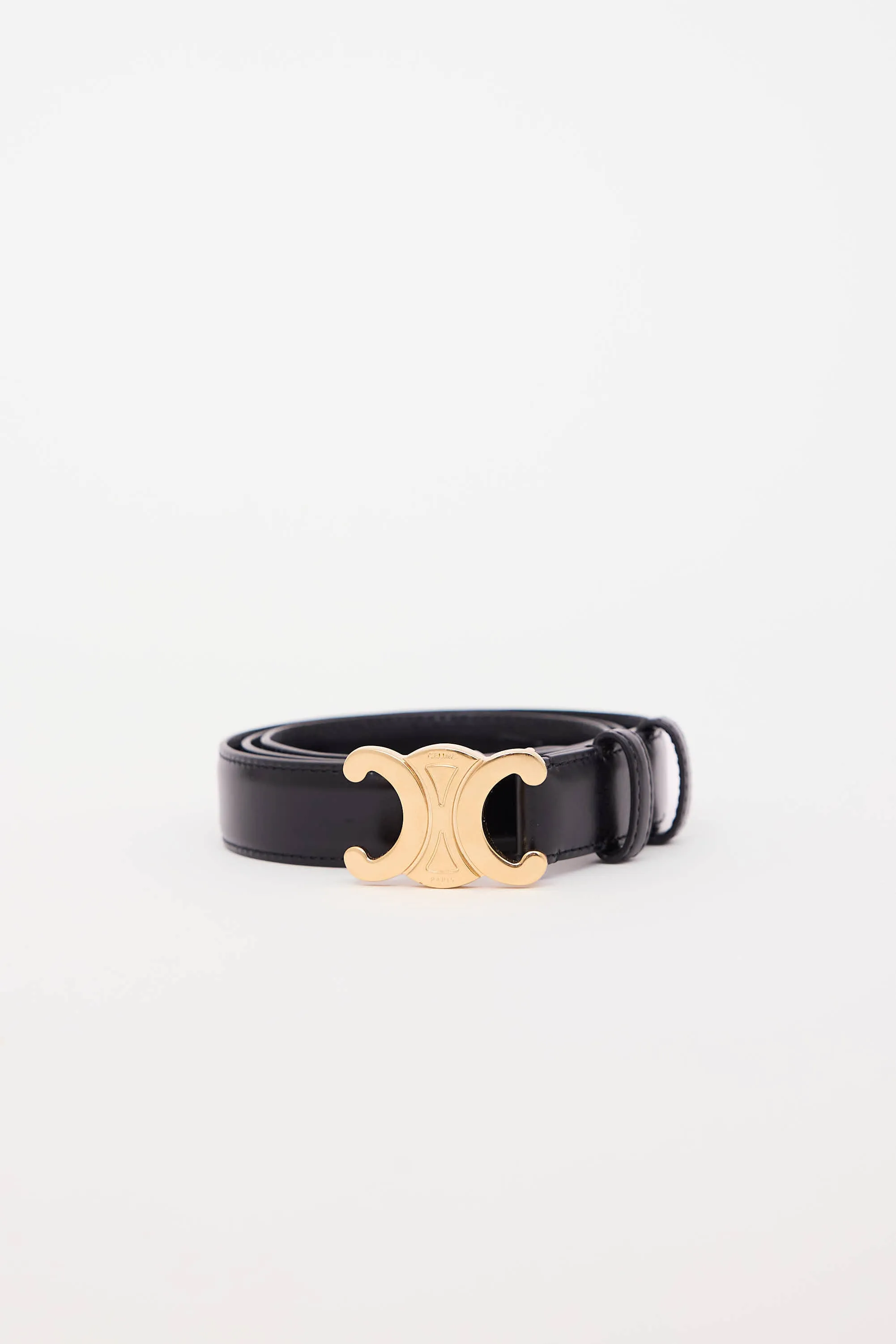 Leather Triomphe Belt sold by VSP Consignment