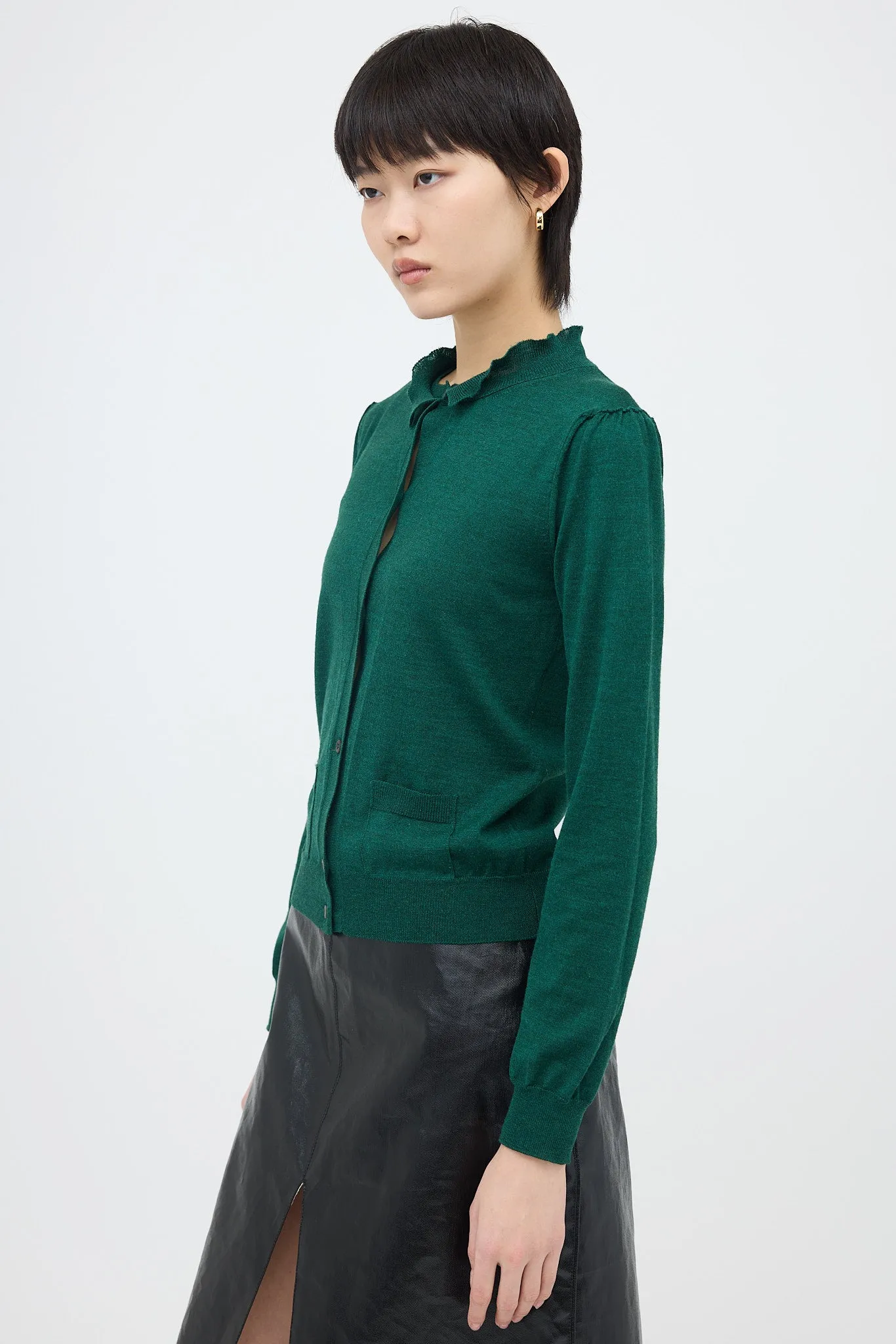 2018 Wool & Silk Cardigan sold by VSP Consignment product image thumbnail 3