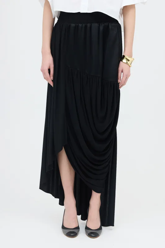 Asymmetrical Draped Skirt made by Loewe