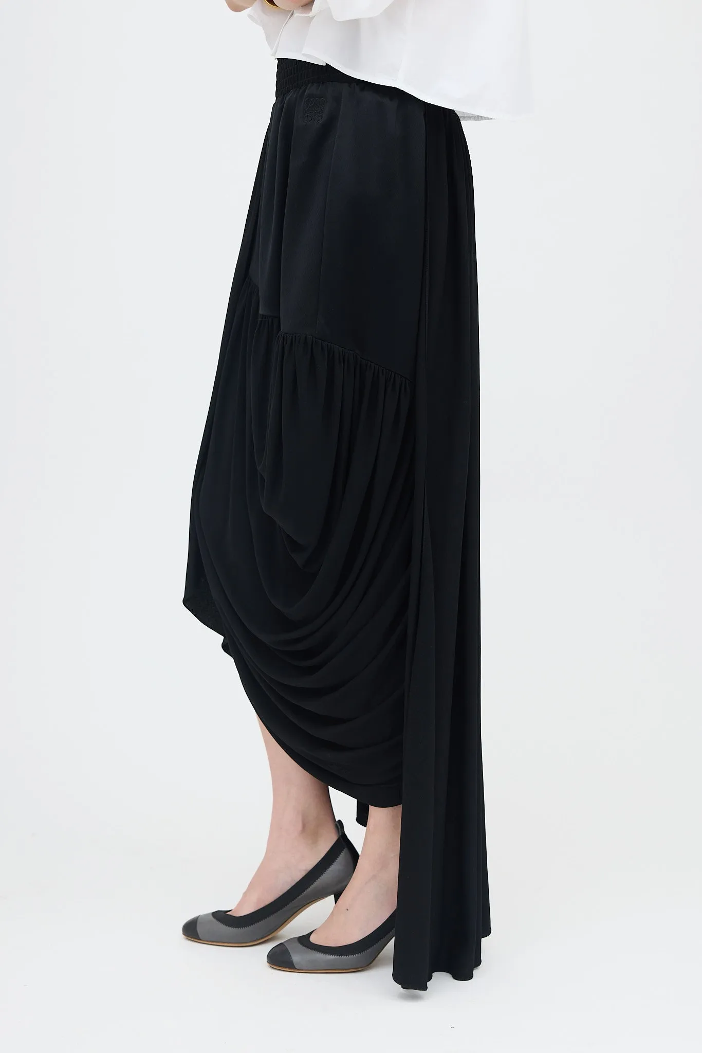 Asymmetrical Draped Skirt sold by VSP Consignment product image thumbnail 4