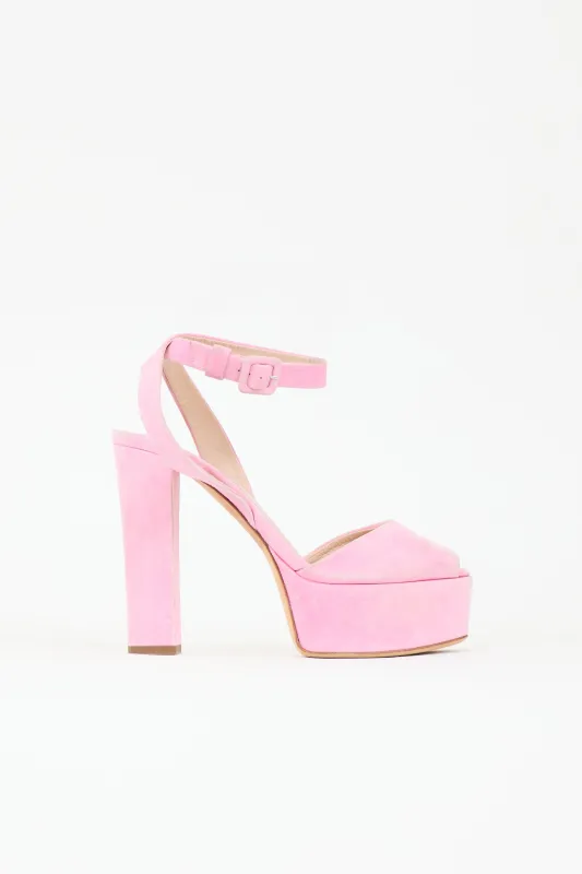 Suede Betty Platform Heel made by Giuseppe Zanotti