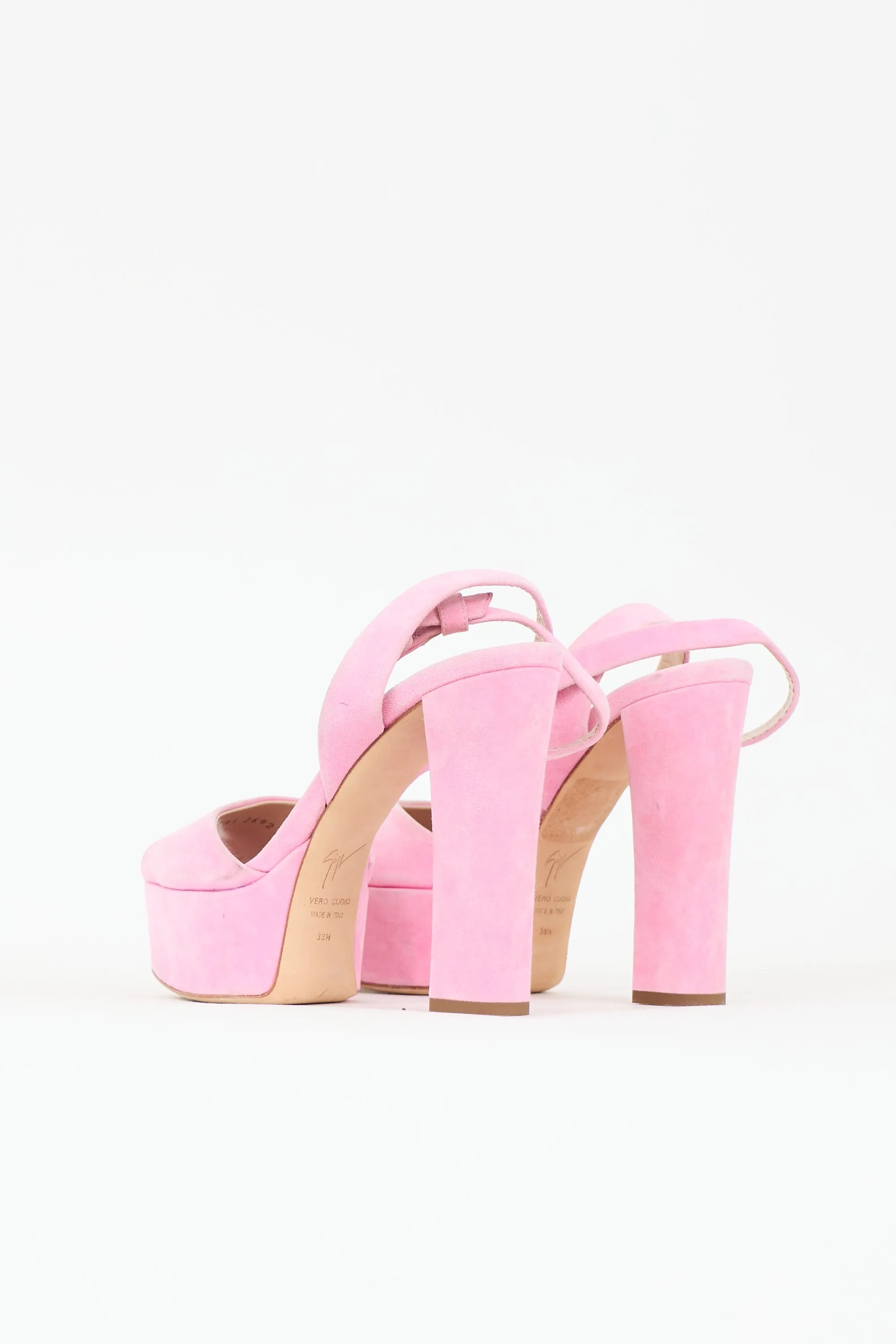 Suede Betty Platform Heel sold by VSP Consignment product image thumbnail 4