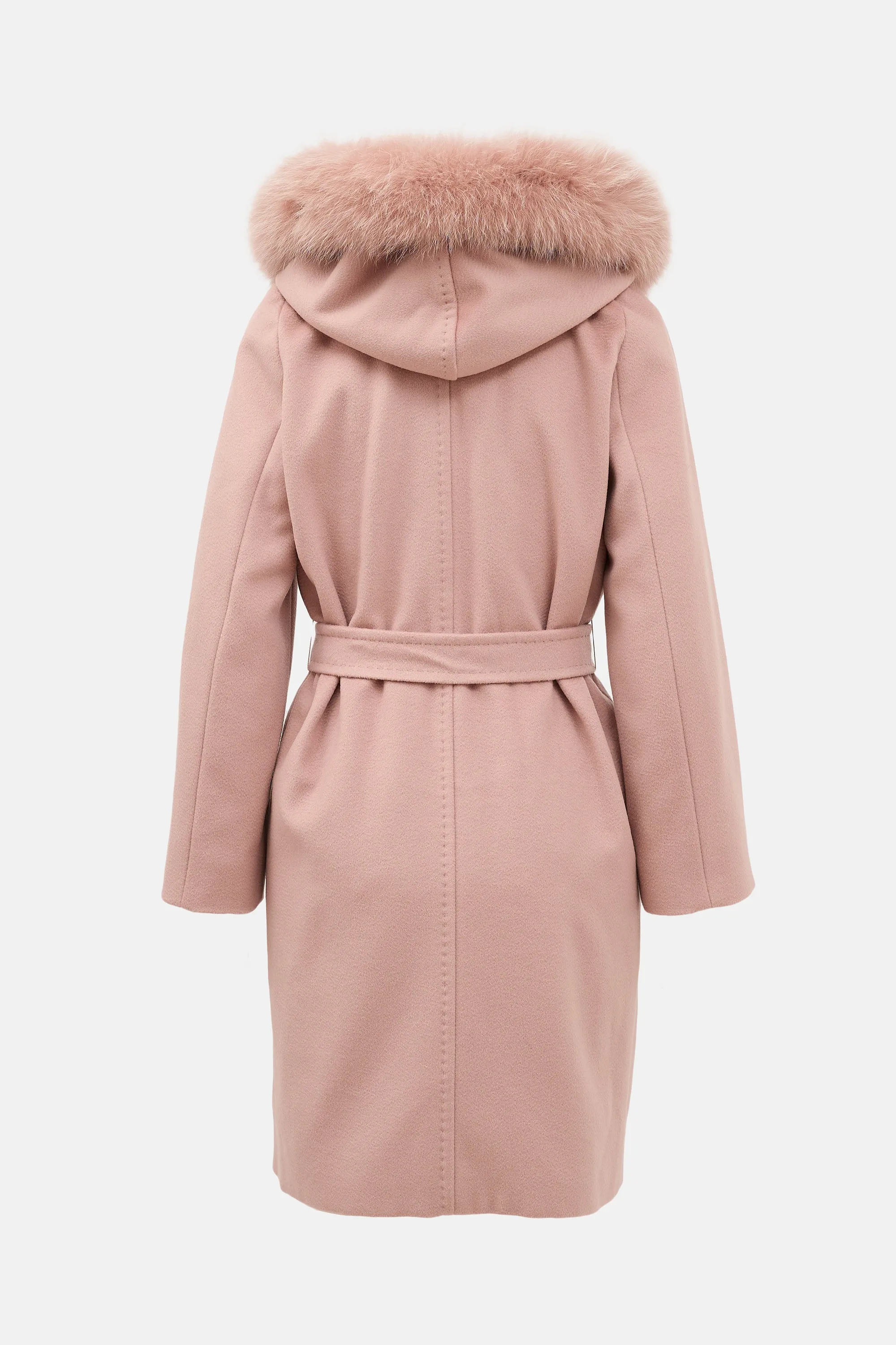 Wool & Fur Hood Coat sold by VSP Consignment product image thumbnail 2