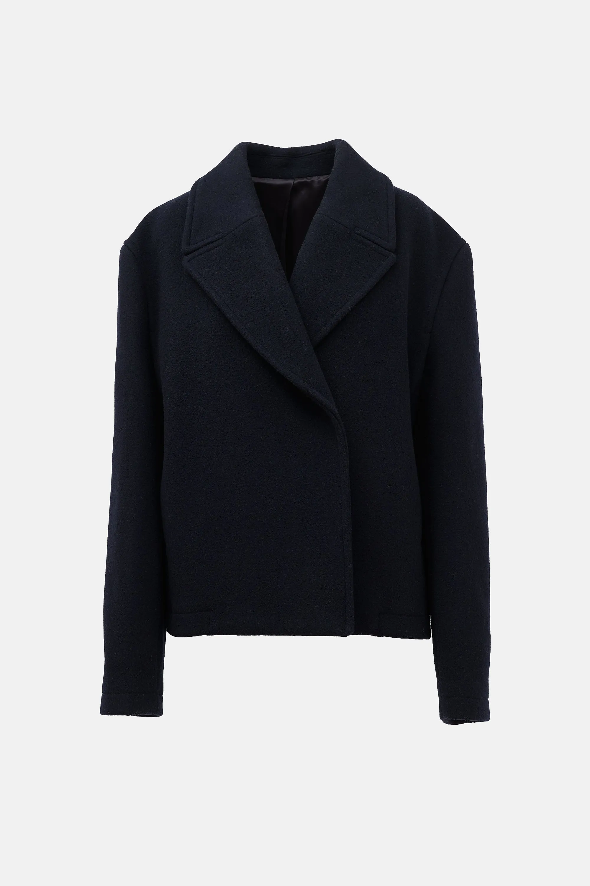 Wool Cropped Peacoat sold by VSP Consignment