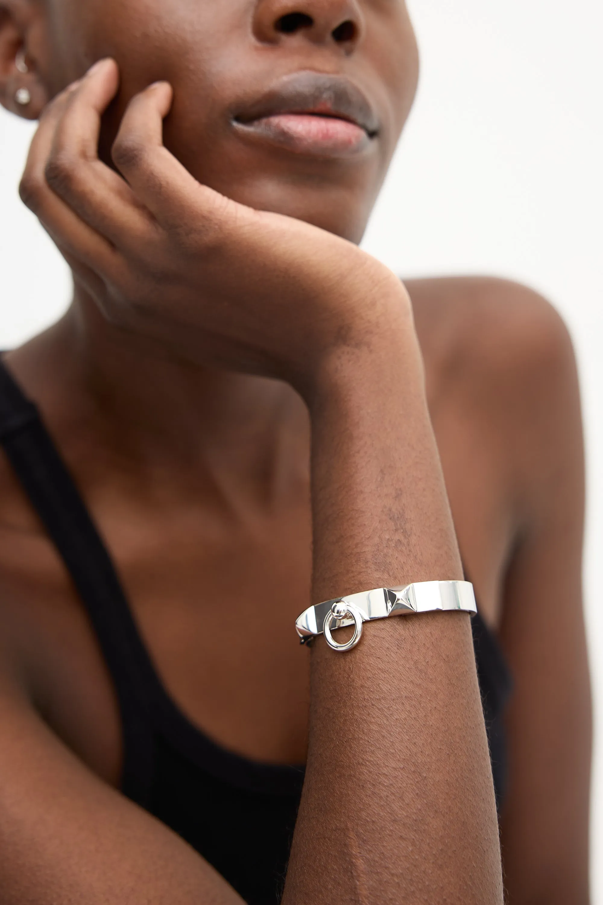 Sterling Silver Collier De Chien Small Bracelet sold by VSP Consignment product image thumbnail 3