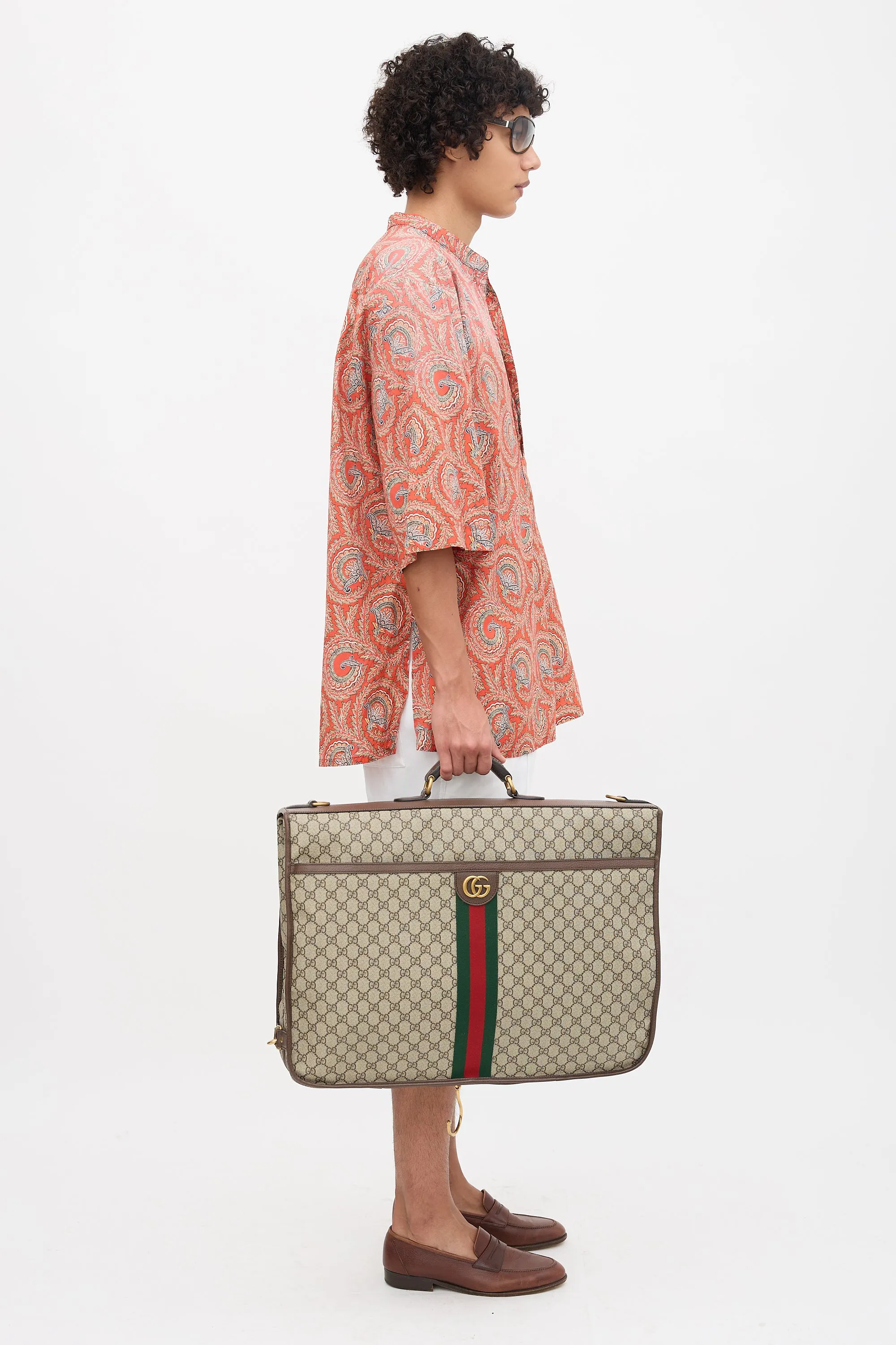 GG Supreme Savoy Garment Bag sold by VSP Consignment product image thumbnail 5